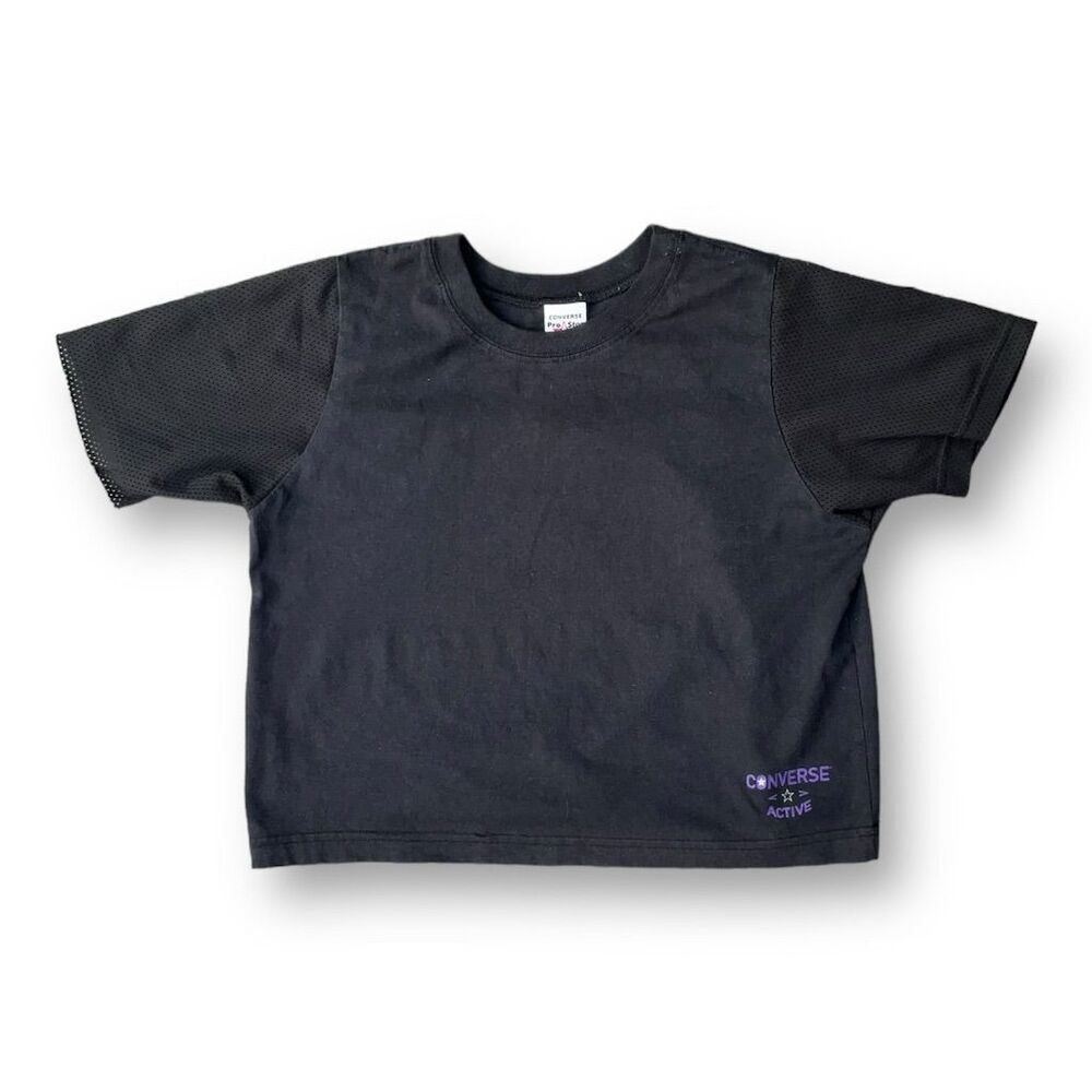 Vintage Converse Pro Star Active T-Shirt Black ‎ Short Sleeve Large